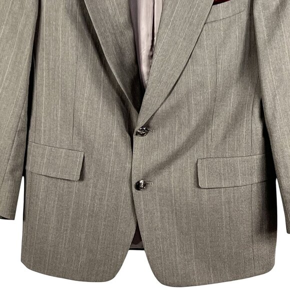 Hart Schaffner & Marx Mens 38S Parisian Wool Blazer USA Made Olive Green Career - Picture 7 of 15